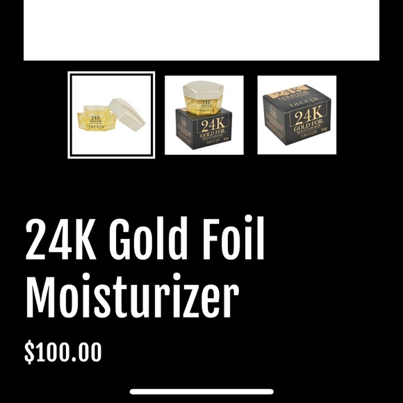 Brand new Faccia 24k Gold Foil Moisturizer - Picture 4 of 4